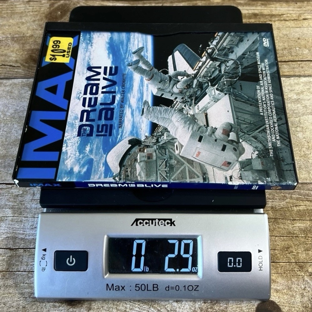 IMAX The Dream Is Alive DVD Space Shuttle Documentary Walter Cronkite NASA 2001 - Picture 4 of 4